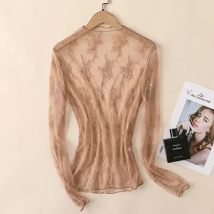 Lace Mesh Layer Tops