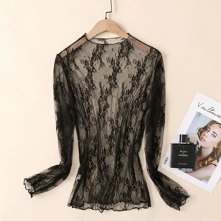 Lace Mesh Layer Tops