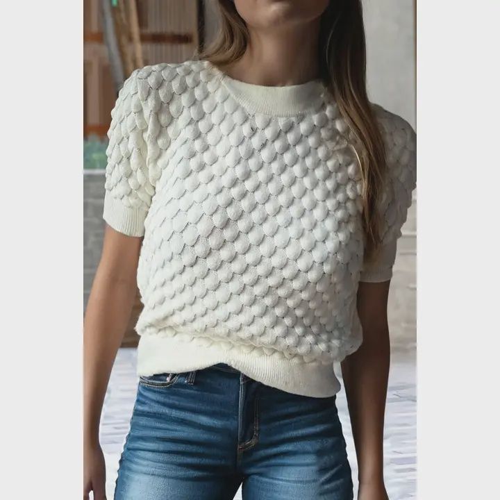 The Honeycomb Knit Top