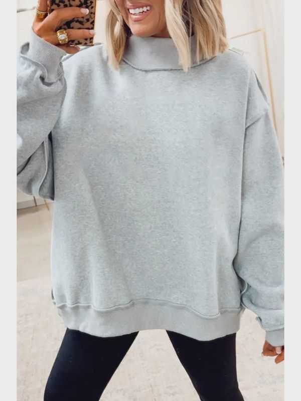 Gameday Oversize Mock Neck