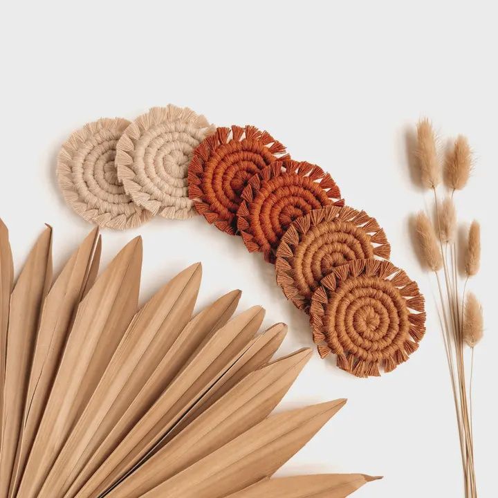 Boho Car Coasters