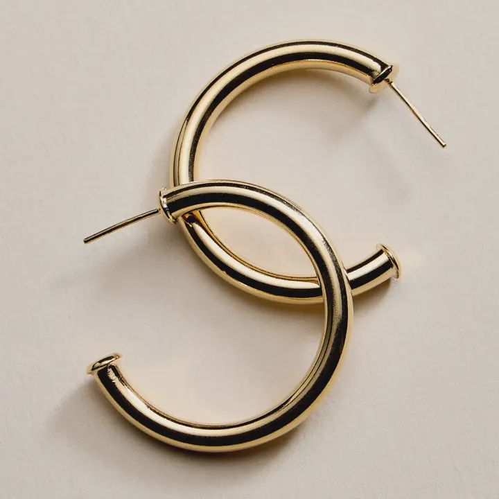 35 mm  Gold Filled Hoop