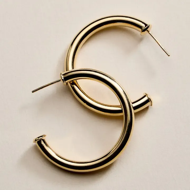 35 mm  Gold Filled Hoop