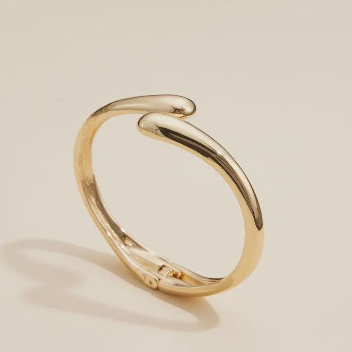Gold Open Cuff Bracelet