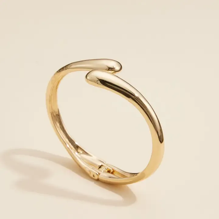 Gold Open Cuff Bracelet