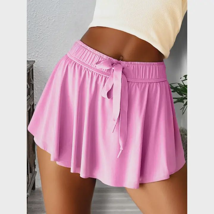 High Waist Lined Tennis Skorts