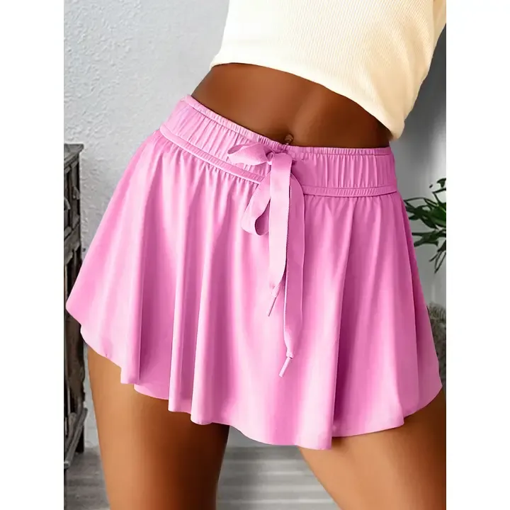 High Waist Lined Tennis Skorts