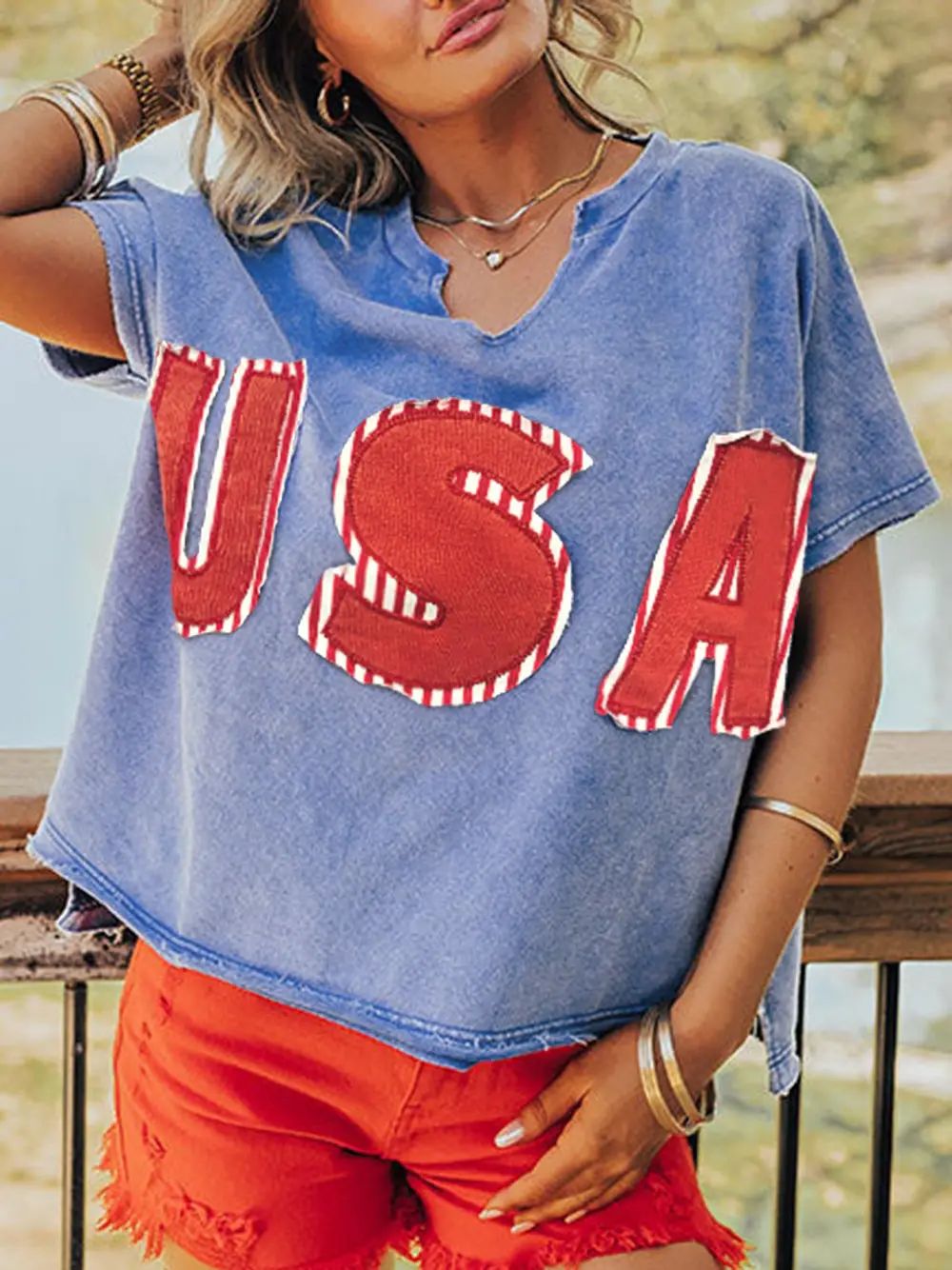 Patch USA Tee ]