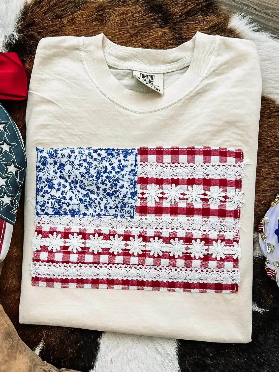 Floral American Flag