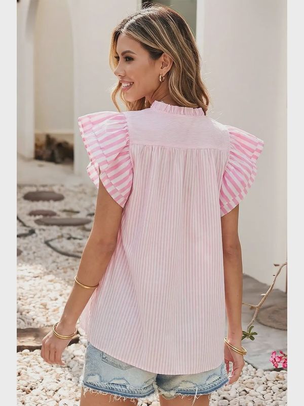 Pink Skies Babydoll Top