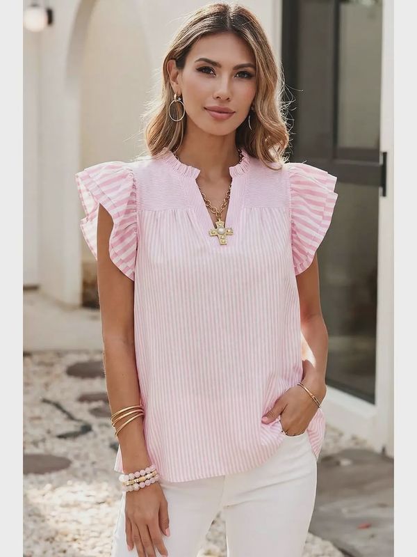Pink Skies Babydoll Top