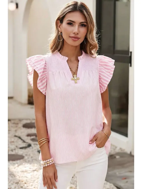 Pink Skies Babydoll Top
