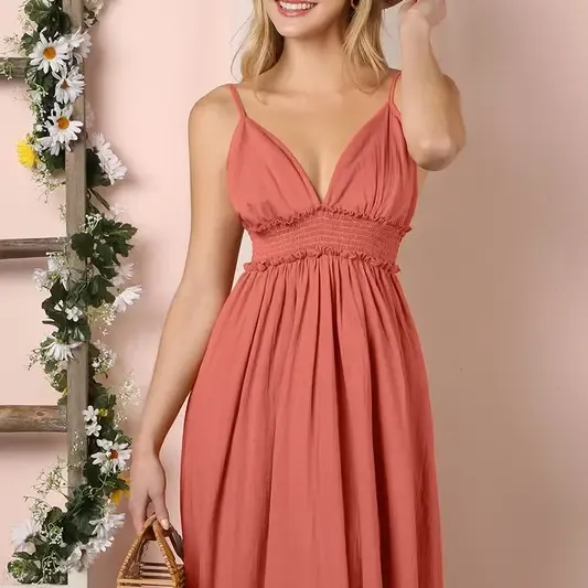 Smocked Maxi Dress