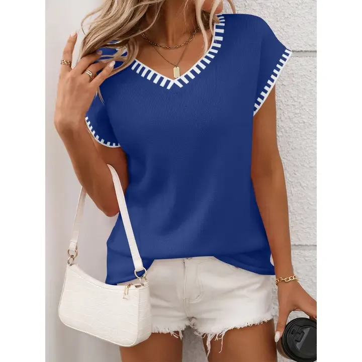 U Neck Sweater Vest