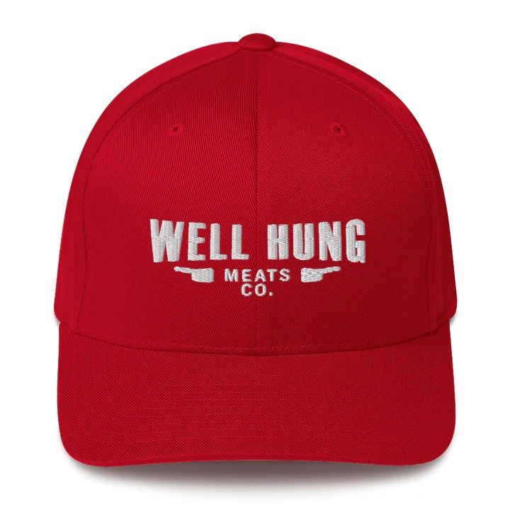 Structured Twill Cap (6 Colors Available), Color: Red, Size: S/M