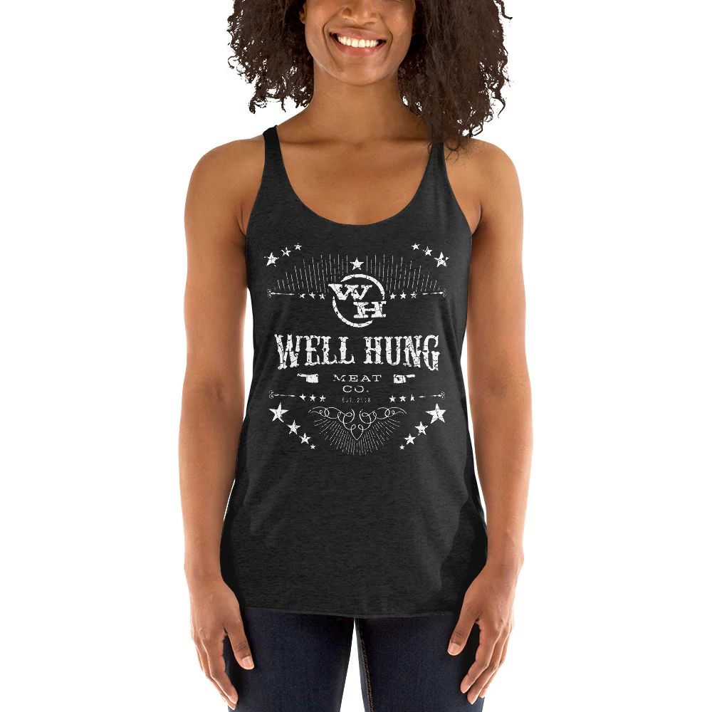 Women's Racerback Tank, Color: Vintage Black, Size: X-Small