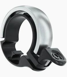 Sonnette KNOG en aluminium OI, Couleur - Clochettes: Argent, Grandeur - Clochette: 22.2mm et moins