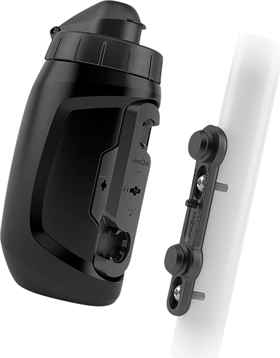 Ensemble Fidlock Twist Bottle 450 - Porte-bidon pour vélo avec bidon intégré Fixation magnétique sans porte-bidon, noir
