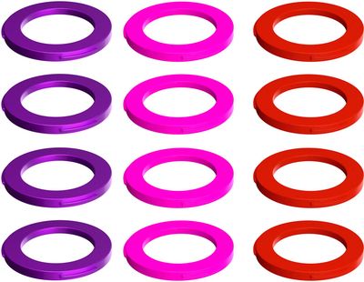 Kit de couvercles colorés pour étrier à 4 pistons Magura pour un étrier, violet, rouge Kit de couvercles colorés pour étrier à 4 pistons Magura pour un étrier, violet, rouge