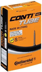 Tube de valve Presta Continental Light 60 mm, noir 700x25cc (B0068FAZ10)