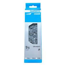 Chaîne SHIMANO HG53 9 vitesses 116L Gy