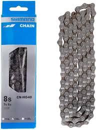 Chaîne SHIMANO Cn-HG40 6/7/8 vitesses avec maillon rapide Sm-UG51