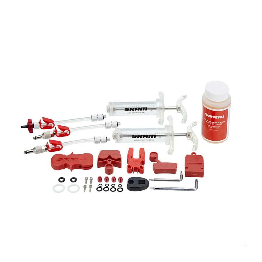 Kit de purge de frein à disque SRAM PRO pour SRAM X0, Xx, Guide, Level, Code, Hydror et G2, avec Dot Fluid