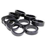 Entretoise EVO, Alloy 28.6mm, noir, 10mm,