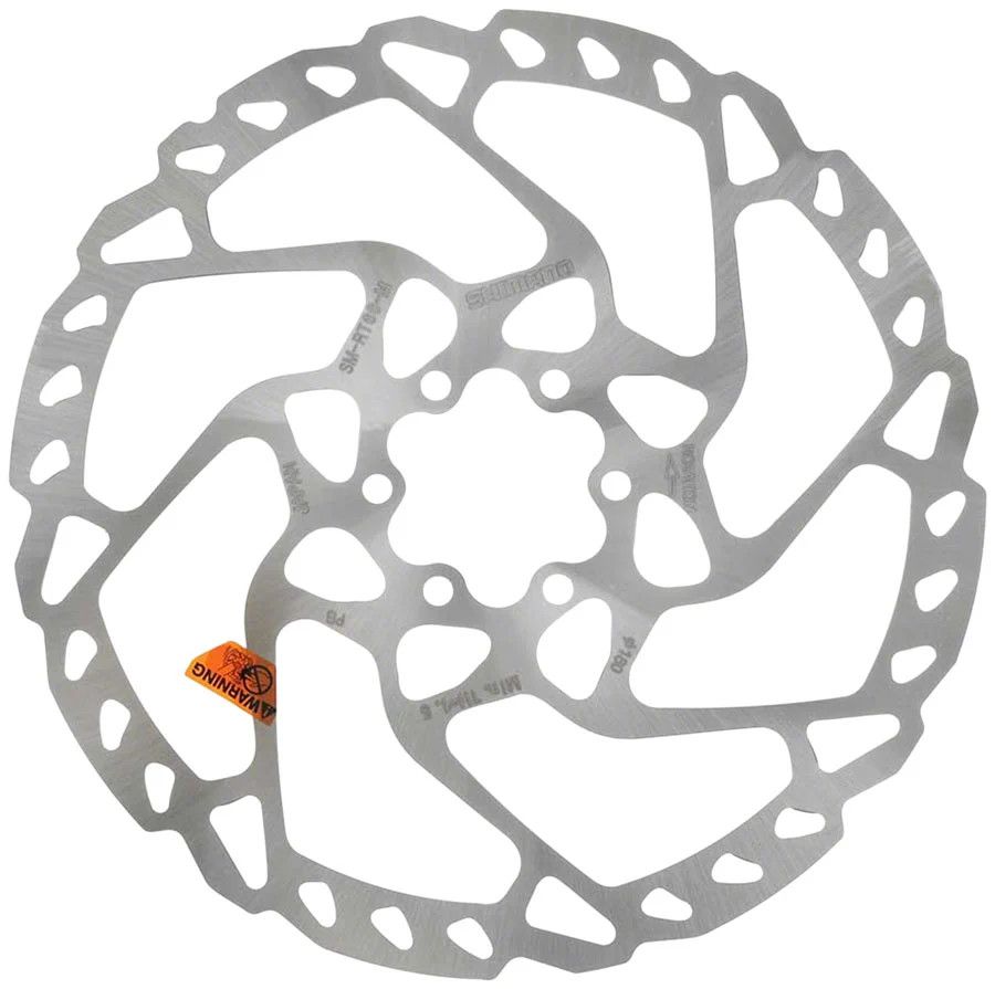 ROTOR FOR DISC BRAKE, SM-RT66, M 180MM, 6-BOLT TYPE ONE