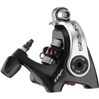 TRP, Spyre, Road Mechanical Disc Brake, Front or Rear, Flat mount, 140 or 160mm (not included), 154g, Black