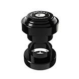 Works Components, 1.0 EC34-EC34 Angleset-1 1/8'', Headset, : EC34/28.6 | EC34/30, External, Threadless, Complete, Black, Set 5 127-136mm