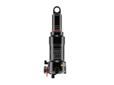 RockShox, Deluxe Nude RL3 C1, Rear shock, 165x45, Shaft Eyelet: Trunnion, Body Eyelet: Standard, Progressive 0Pos/0Neg Tokens, W/1 Efficiency Token, LM Tune,430 Lockout, Scott Spark