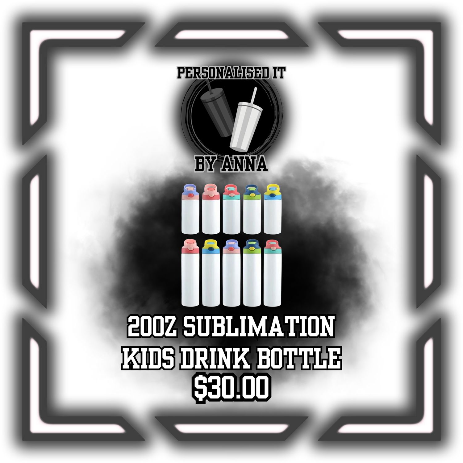 20oz SUBLIMATION KIDS DRINK BOTTLE
