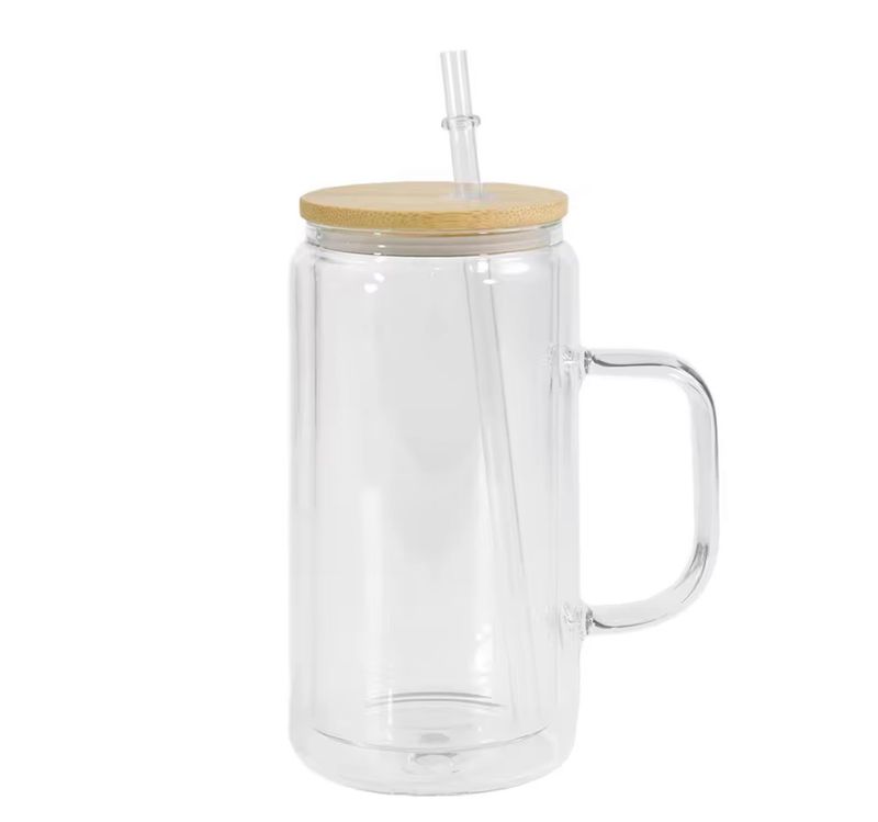 16oz GLASS HANDLE SNOW GLOBE BLANK