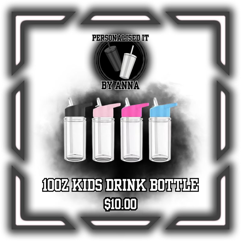 10oz KIDS DRINK BOTTLE SNOW GLOBE BLANK