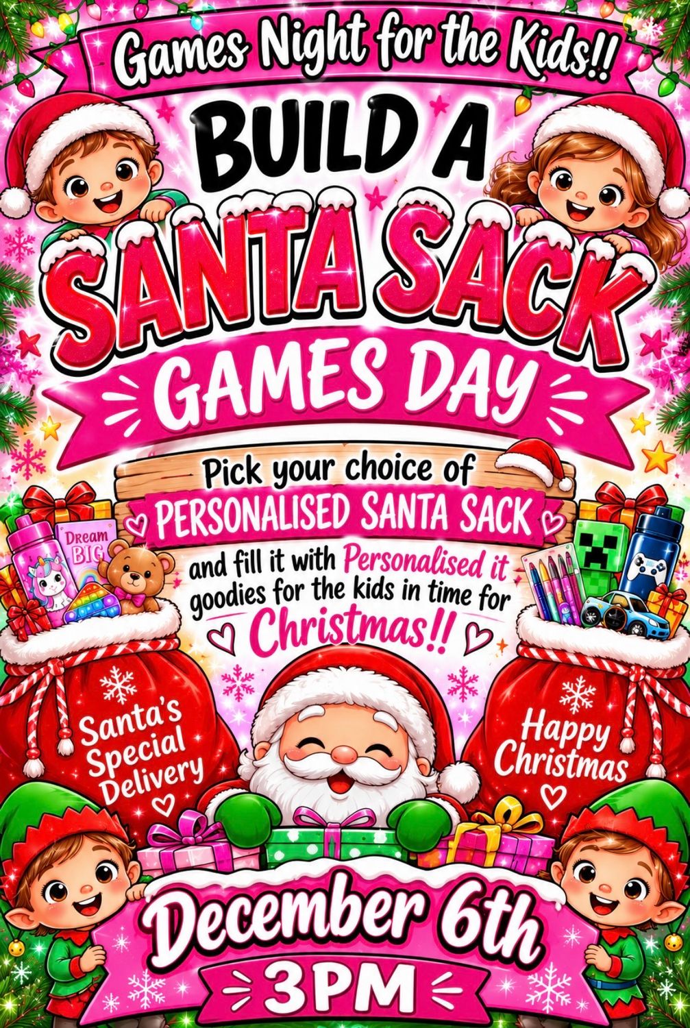Build A Santa Sack