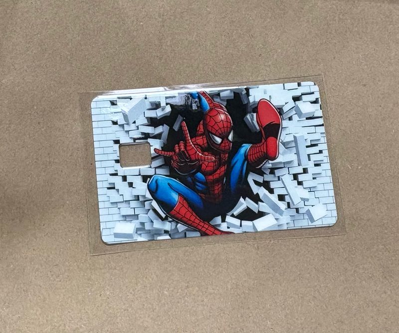 UV-DTF BANK CARD WRAP Spidy #5