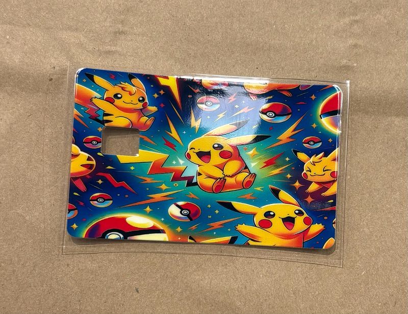 UV-DTF BANK CARD WRAP Pikachu
