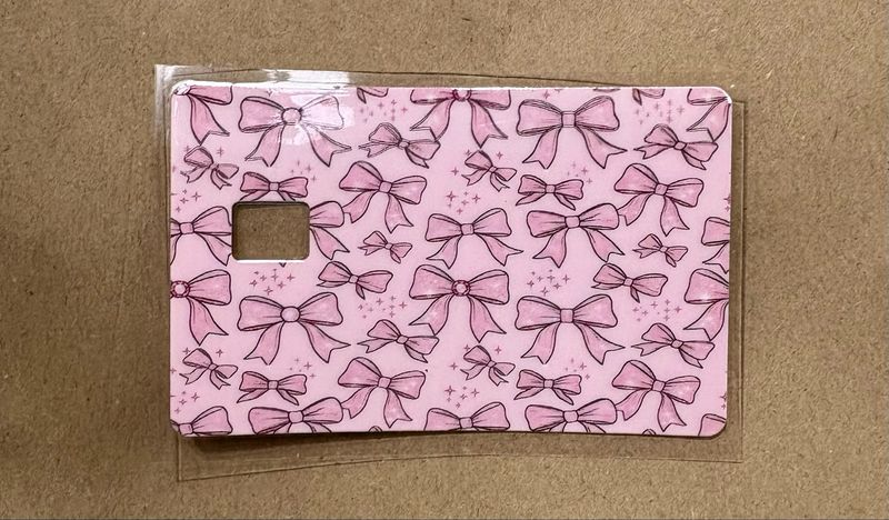 UV-DTF BANK CARD WRAP Bows
