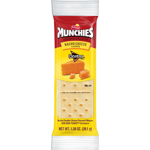 Munchies Nacho Cheese Sandwich Crackers