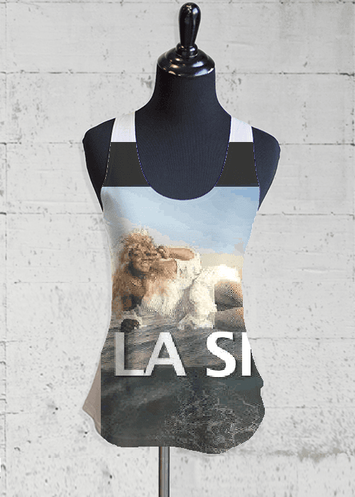 PRINTED RACERBACK TOP