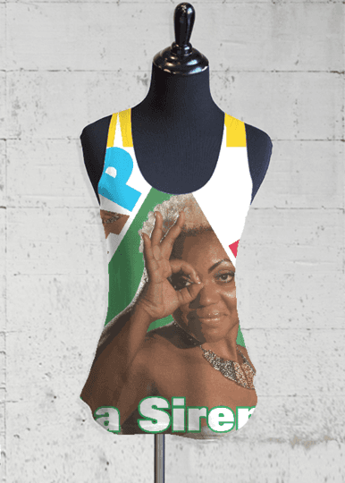 PRINTED RACERBACK TOP