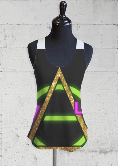 PRINTED RACERBACK TOP