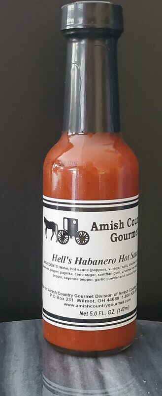 Hell's  Habanero Hot Sauce