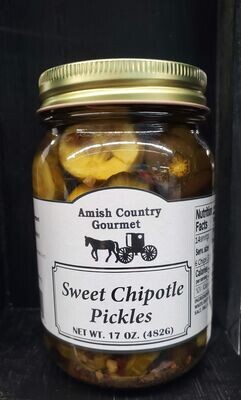 Sweet Chipotle Pickles