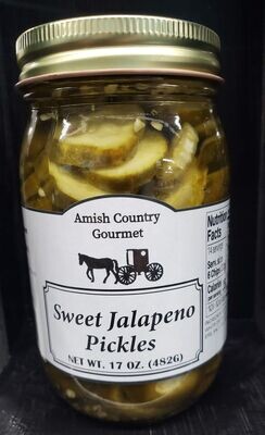 Sweet Jalapeño Pickles