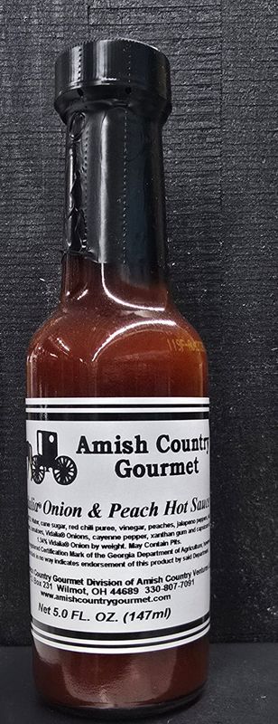 Vidalia Onion Peach Hot Sauce