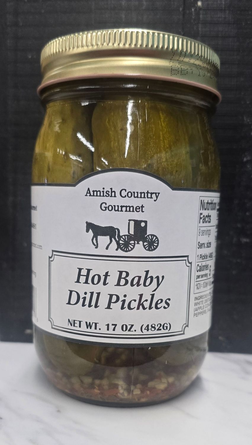 Hot Baby Dill Pickles Hot Baby Dill Pickles