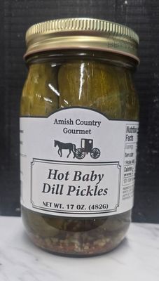 Hot Baby Dill Pickles