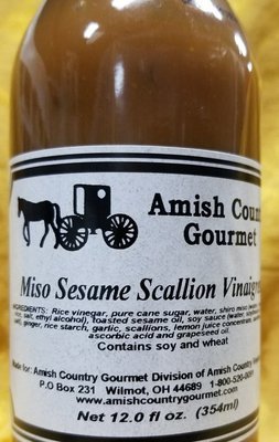 Miso Sesame Scallion Vinaigrette